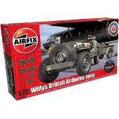 Wittmax Modelbouwpakket Militaire voertuigen - 02339 Willys MB Jeep (British Airborne) Plastic - 1:72 - Modelbouw