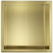 Guido Gusto Mat goud RVS Inbouwnis 30x30x7cm