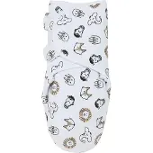 Meyco Baby Animal swaddlemeyco inbakerdoek gevoerd - multicolour - 0-3 maanden - 2.0 TOG