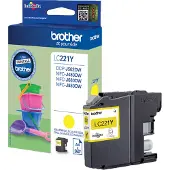 Brother Inktcartridge LC-221Y Geel
