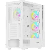 Genesis NPC-2173, behuizing DIAXID 605 ARGB met zichtpaneel, wit