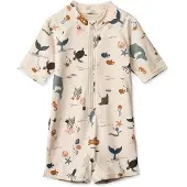 Liewood UV-bescherming 'Max' beige / bruin / grijs / donkergroen