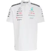 Adidas Functioneel shirt 'Mercedes - AMG Petronas Formula One Team' lichtblauw / rood / zwart / wit