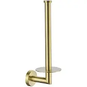 Guido Gusto Dubbele reserve rolhouder mat goud rond