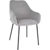 Kick Collection Guus - Eetkamerstoel - Ergonomische rugleuning - Donkergrijs
