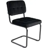 Kick Collection buisframe stoel Ivy - Zwart