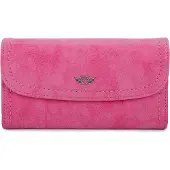 Fritzi aus Preußen Portemonnee 'Heide' pink / zilver