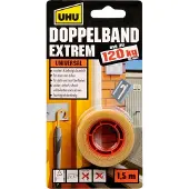UHU dubbelzijdige montagetape EXTREM, tot 120 kg