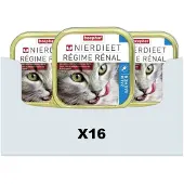 Beaphar 16x Nierdieet Kattenvoer Nat Zalm 100 Gr