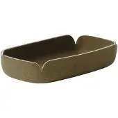 Muuto Restore dienblad 15,5x28 cm Brown green
