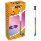 BIC Four-colorgradient Pen. Box Of 12 Units Veelkleurig Kinderen