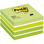 3M 2028-g Adhesive Notes Cube 76x76mm Pastel Green Stickers 50 Eenheden