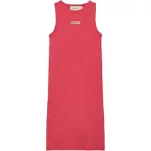 Calvin Klein Jeans Jurk in riblook met labelstitching