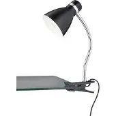 TRIO REALITY HARVEY - Klemlicht - Zwart mat - excl. 1x E27 4W