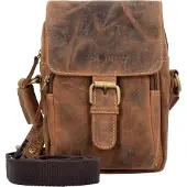 Green Burry schoudertas Vintage Crossbody Bag Brown bruine