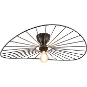 Reality plafonnière CHAPEAU R61451032 mat zwart - E27 - 40W - 60 cm