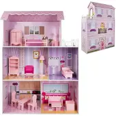 Woomax Wooden Dollhouse Veelkleurig 3 Years Kinderen