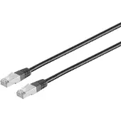 S-Conn Patchkabel cat 6 S/FTP PIMF Halogenfrei sw 10m