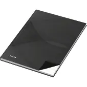 Rnk notitieboek A4 gelinieerd zwart hardcover