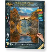 Schipper Duivelsbrug bij de Rakotzsee - 40 x 50 cm