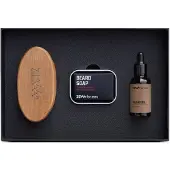 Zew For Men Simple Lumberjack with matt hemp oil Baardverzorgingsset 1 st