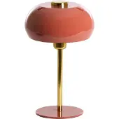 Light & Living Tafellamp Surin Ø 22cm - glans koraal met goud