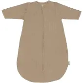 Jollein Newborn Slaapzak Zomer Met Afritsbare Mouw 60cm - Rond - Ajour Biscuit- Zomerslaapzak