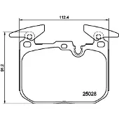 Hella 8DB 355 025-771 Remblokken