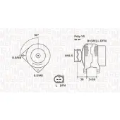 MAGNETI MARELLI 063731911010 Dynamo / Alternator