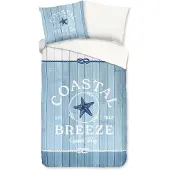 Good Morning Dekbedovertrek Breeze Blue Katoen Maritiem Design