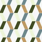 Catchii Behang Zigzag Franky wit multi
