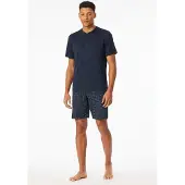 Schiesser - Fine Interlock – Pyjama – 182613 – Graphit – Maat XXL
