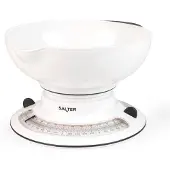 Salter Aquaweigh Keukenweger 4Kg, Kom 2 6 L, Uitgietpunt, Batterijvrij