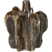 J-Line Vaas naga keramiek bruin/zwart small