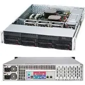Supermicro SC825 TQC-R802LPB - Voor montage in een serverkast - 2U