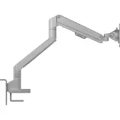 Icy Box Beugel voor een platte monitor - - Dubbel - Tafelmontage - Flexibele Verstelling - Gasveer