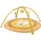 Trixie Speelmat/ Activiteitenboog Mr. Lion - Speelboog voor Baby - Zachte Activiteitenboog - Speeltapijt Leeuw - Geel