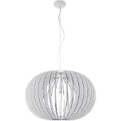 Eglo Stellato Hanglamp - E27 - Staal|Hout - Wit