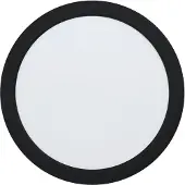 Eglo connect.z Fueva-Z Smart Inbouwlamp - Ø 21,6 cm - Zwart/Wit - Instelbaar wit licht - Dimbaar - Zigbee