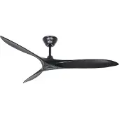 CasaFan ECO AIRSCREW 152 MS-MS Plafondventilator 28 W (Ø x h) 1520 mm x 275 mm Zwart (mat) Met afstandsbediening, Met wintermodus