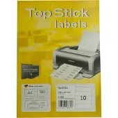 Topstick TOP STICK Universal-Etiketten, 70 x 50,8 mm, weiá