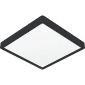 Eglo Led plafonnière Fueva 6 vierkant - zwart - 29x29cm