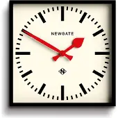 Newgate Number Five - Wandklok - Rode wijzers