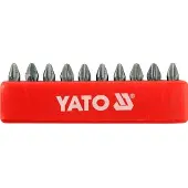YATO Schroefbits PH2x25mm 10 Stuks - Kwaliteit S2 Staal
