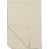 Meyco Baby Uni wiegdeken - geweven - sand - 75x100cm - 1.0 TOG