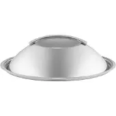 Eva Trio gebogen deksel gerecycled roestvrij staal Ø24 cm