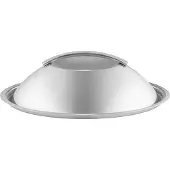 Eva Trio Vaulted Lid 20 Cm - Koekenpannen Roestvrijstaal Brushed Steel - 306060