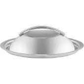 Eva Trio Vaulted Lid 16 Cm - Koekenpannen Roestvrijstaal Brushed Steel - 306056