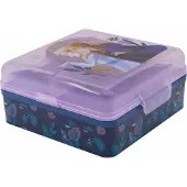 Stor LUNCHBOX MET MEERDERE VAKKEN | CUADRADA FROZEN TRUST THE JOURNEY, donkerpaars