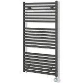 Maxaro Zeus Radiator Elektrisch | 60x120 cm Donkergrijs 600 Watt Aluminium